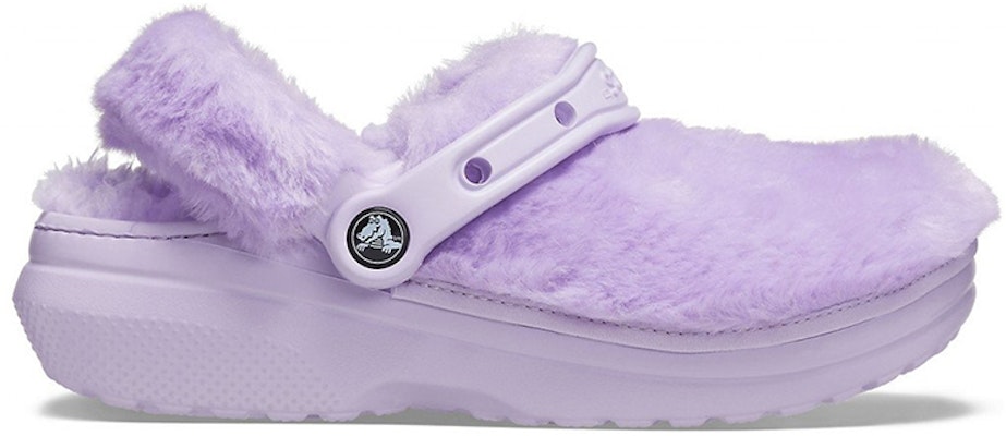 (W) Crocs Classic Lined Clog 'Fur Sure - Lavender' Berlapis Bulu Ungu 207303-530 Order (W) Crocs Classic Lined Clog 'Fur Sure - Lavender' Berlapis Bulu Ungu 207303-530