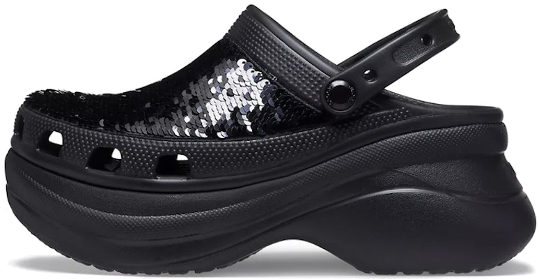 (Women) Crocs Classic Bae 'Black Sequin' 207317-0C4 Buy (Women) Crocs Classic Bae 'Black Sequin' 207317-0C4