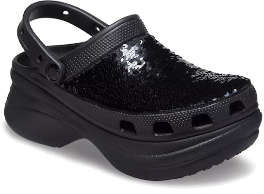 (Women) Crocs Classic Bae 'Black Sequin' 207317-0C4 Lookbook (Women) Crocs Classic Bae 'Black Sequin' 207317-0C4