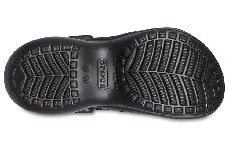 Sizing (W) Crocs经典Bae'黑色亮片' 207317-0C4