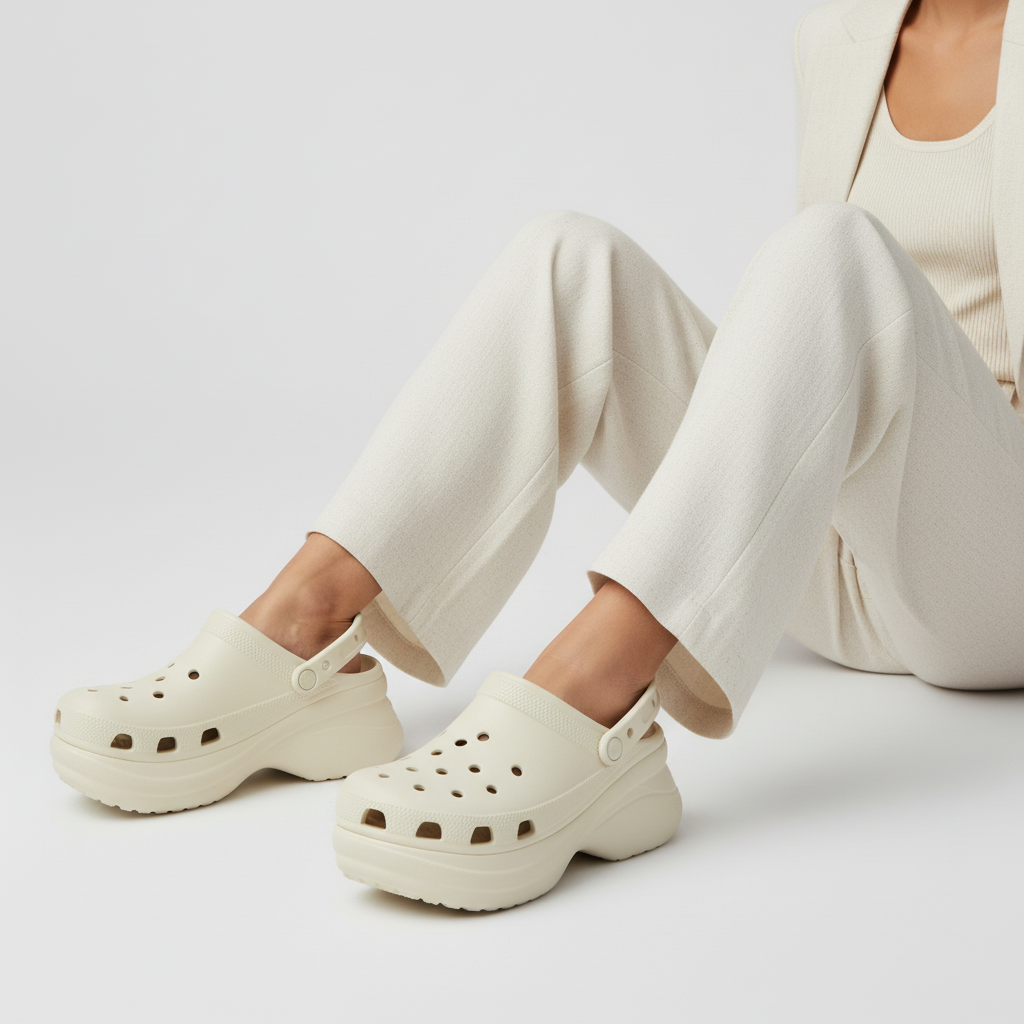 Order (W) Crocs Classic Bae Clog 'Bone' Putih Tua 206302-2Y2