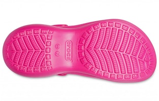 Crocs 卡骆驰 复古厚底洞洞运动凉鞋 女款 粉色 Sizing Crocs 卡骆驰 复古厚底洞洞运动凉鞋 女款 粉色