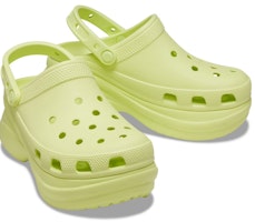 Crocs 復古克洛格 簡約休閒厚底洞洞涼鞋 女款 黃 Shop Crocs 復古克洛格 簡約休閒厚底洞洞涼鞋 女款 黃