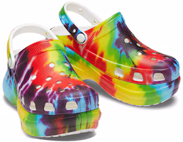 Shop (W) Crocs经典厚底印花洞洞鞋 206902-90H