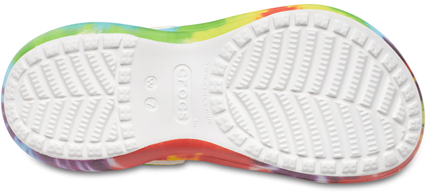 (W) Crocs Classic Bae Clog Tie-Dye Klomp. 206902-90H Sizing (W) Crocs Classic Bae Clog Tie-Dye Klomp. 206902-90H