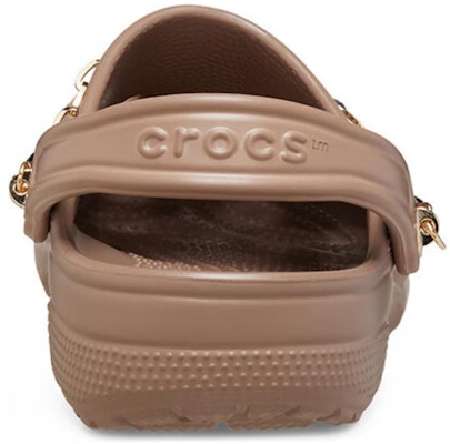 (W) Crocs Classic Zueco con Cadena Embellecida Latte 209914-2Q9 Shop (W) Crocs Classic Zueco con Cadena Embellecida Latte 209914-2Q9
