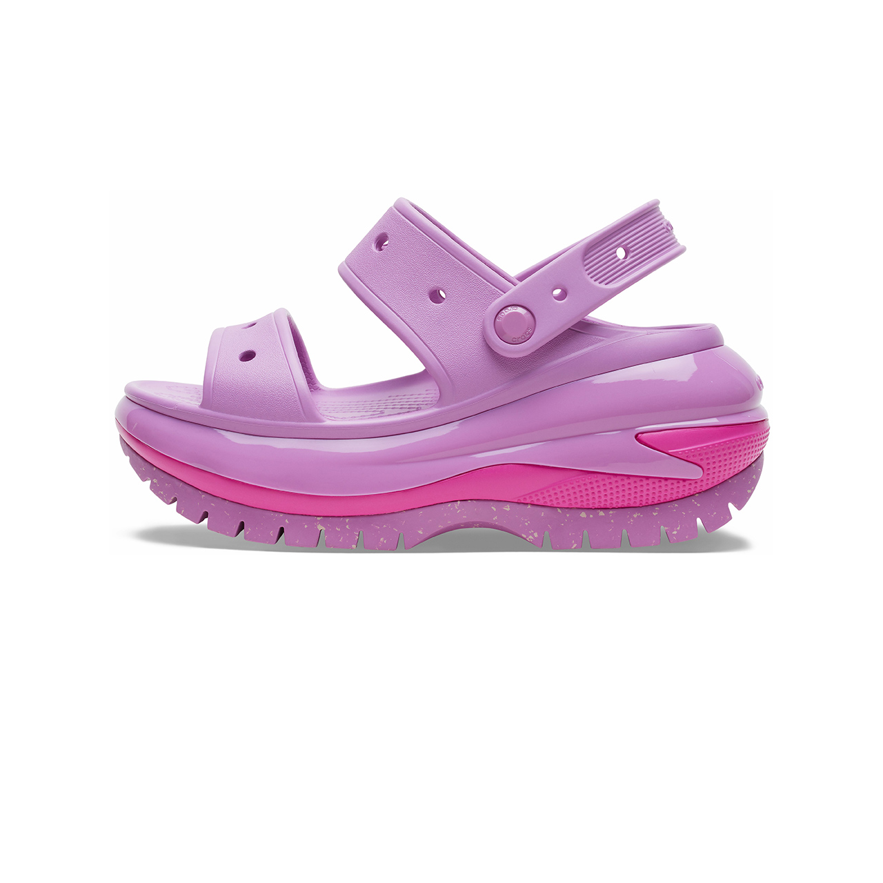 (Women) Crocs Classic Chunky Sandal 'Bubble Purple' 207989-6WQ