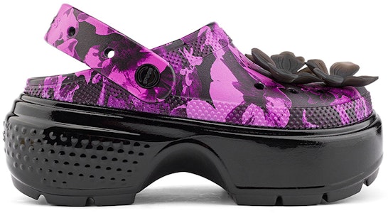 (W) Crocs经典洞洞鞋“黑色闪光印花” 209687-0C4 Order (W) Crocs经典洞洞鞋“黑色闪光印花” 209687-0C4