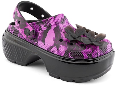 (W) Crocs经典洞洞鞋“黑色闪光印花” 209687-0C4 Lookbook (W) Crocs经典洞洞鞋“黑色闪光印花” 209687-0C4