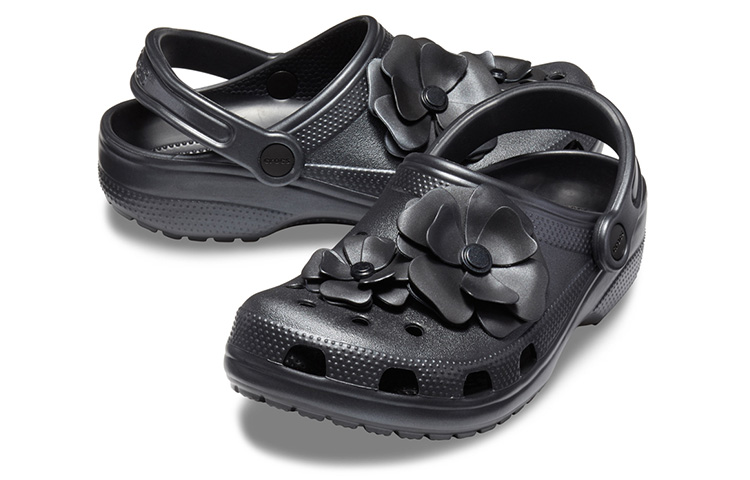 (W) Crocs Classic Clog 'Black Metallic Flower' 圖 4