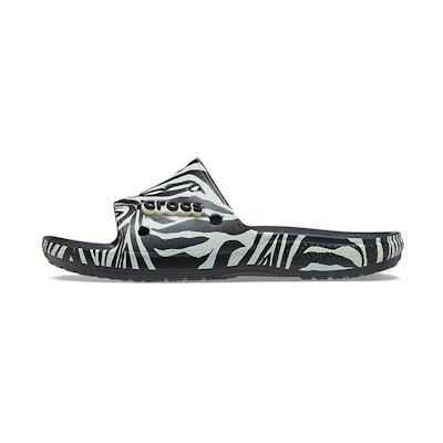 (W) Crocs Classic Clog 'Black Zebra'