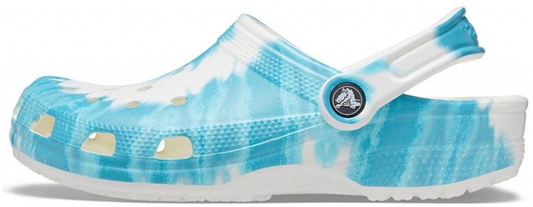 Crocs 經典款洞洞鞋 染花紋 女款 白藍 Buy Crocs 經典款洞洞鞋 染花紋 女款 白藍