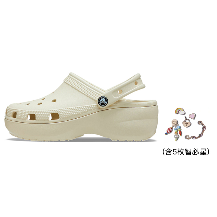Cheap (Women) Crocs Classic Clog 'Bone White' 206750-2Y2