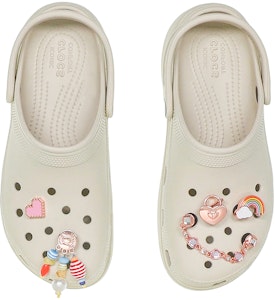 (W) 크록스 클래식 클로그 '본 화이트' 206750-2Y2 2