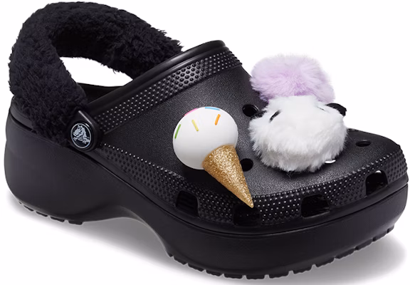 Crocs卡駱馳 經典雲朵裝飾克駱格沙灘洞洞運動涼鞋 女款 黑色 Lookbook Crocs卡駱馳 經典雲朵裝飾克駱格沙灘洞洞運動涼鞋 女款 黑色