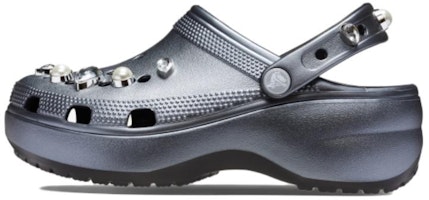 (Women) Crocs Classic Clog 'Crystal Pearl Silver Black' 208342-001 (Women) Crocs Classic Clog 'Crystal Pearl Silver Black' 208342-001