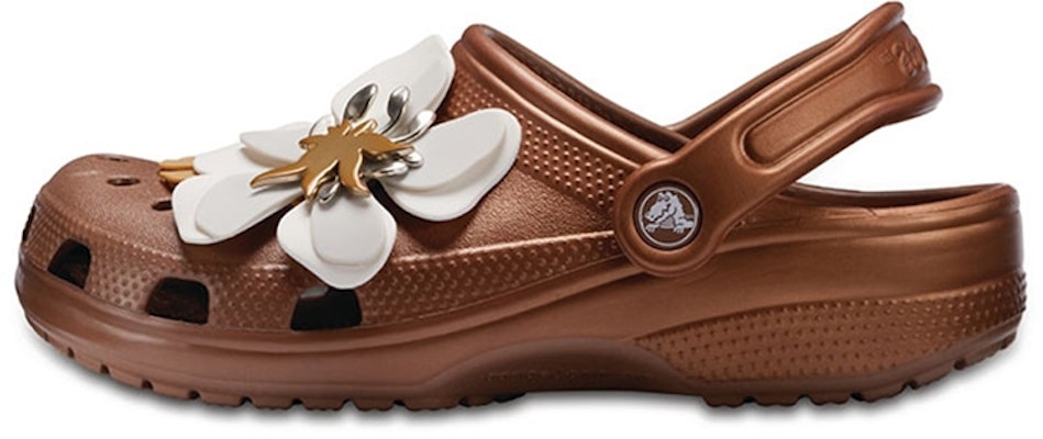 (Women) Crocs Classic Clog 'Dark Gold Floral' 205248-854 Buy (Women) Crocs Classic Clog 'Dark Gold Floral' 205248-854