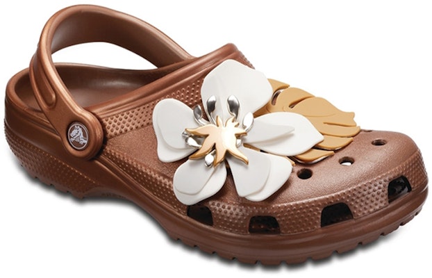 (Women) Crocs Classic Clog 'Dark Gold Floral' 205248-854 Lookbook (Women) Crocs Classic Clog 'Dark Gold Floral' 205248-854