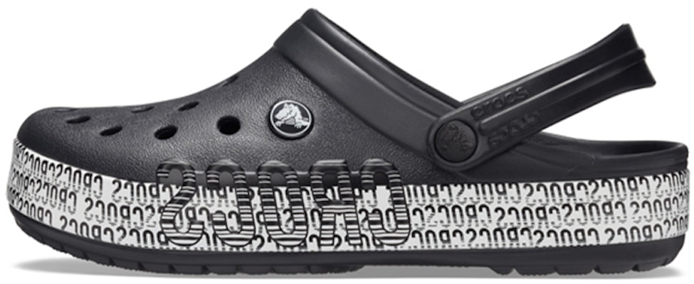 (W) Crocs 经典洞洞鞋 '字母印花黑色' 206381-066 Buy (W) Crocs 经典洞洞鞋 '字母印花黑色' 206381-066