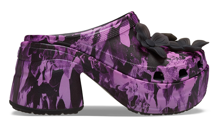 Order (W) Crocs Classic Zueco 'Estampado Sirena Negro' 209686-0C4