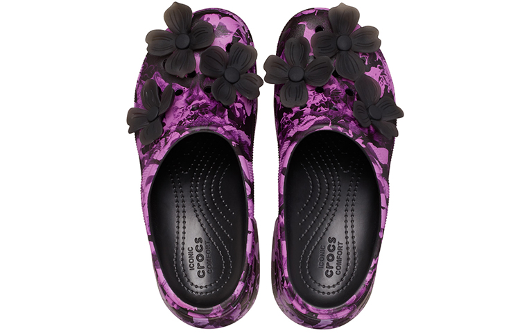 Shop (W) Crocs Classic Zueco 'Estampado Sirena Negro' 209686-0C4