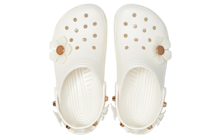(W) Crocs Classic Clog 'Metallic Flower' 圖 5
