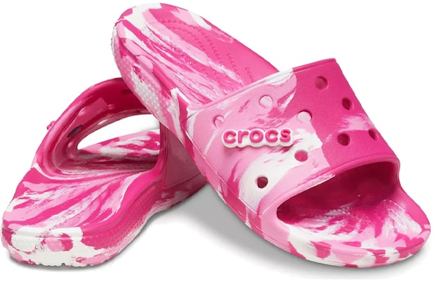 (W) Crocs Classic Clog 'Pink Marble' - Selipar Crocs Klasik 'Pink Marble' 206879-6LQ Shop (W) Crocs Classic Clog 'Pink Marble' - Selipar Crocs Klasik 'Pink Marble' 206879-6LQ