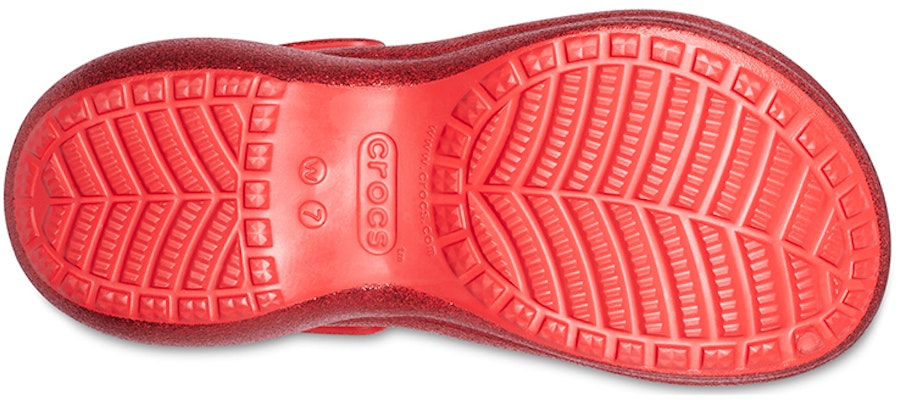 (W) Crocs Classic Clog 'Red Platform' Merah Dengan Tapak Tinggi 207261-8C1 Sizing (W) Crocs Classic Clog 'Red Platform' Merah Dengan Tapak Tinggi 207261-8C1