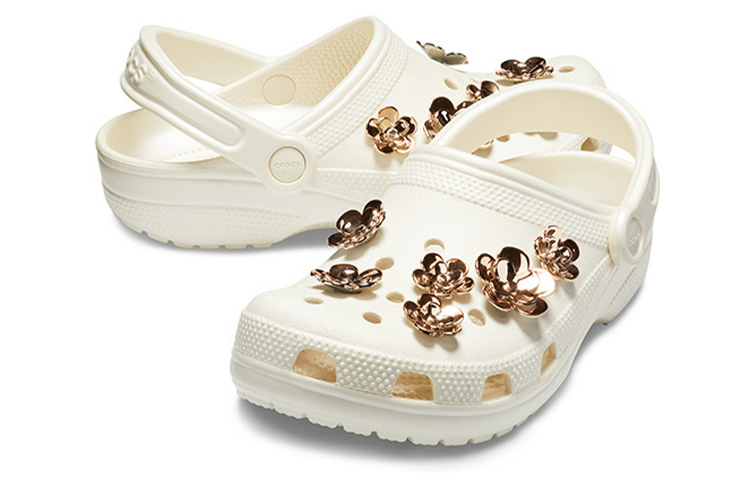 (W) Crocs Classic Clog 'Rose Gold White' 圖 4