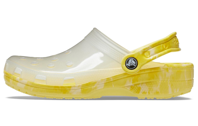 (W) Crocs Classic Clog 'Translucent Bleach Dye Yellow'