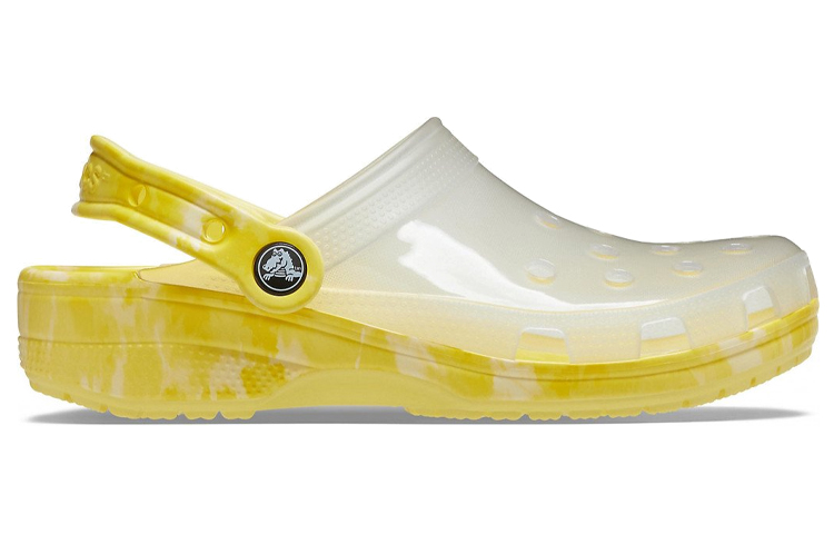 (W) Crocs Classic Clog 'Translucent Bleach Dye Yellow' 圖 2