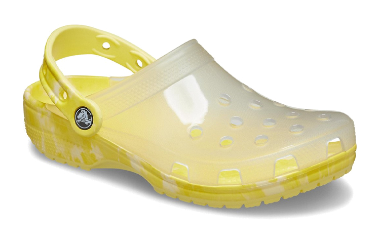 (W) Crocs Classic Clog 'Translucent Bleach Dye Yellow' 圖 3