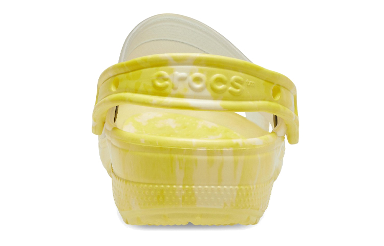 (W) Crocs Classic Clog 'Translucent Bleach Dye Yellow' 圖 6