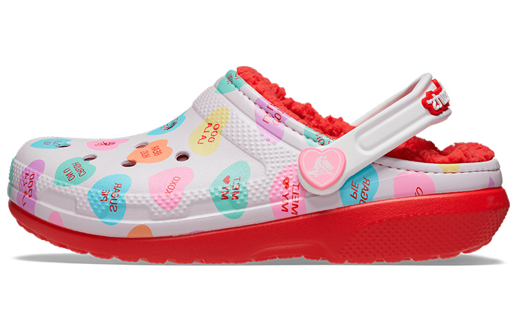 (W) Crocs Classic Clog 'White Red'