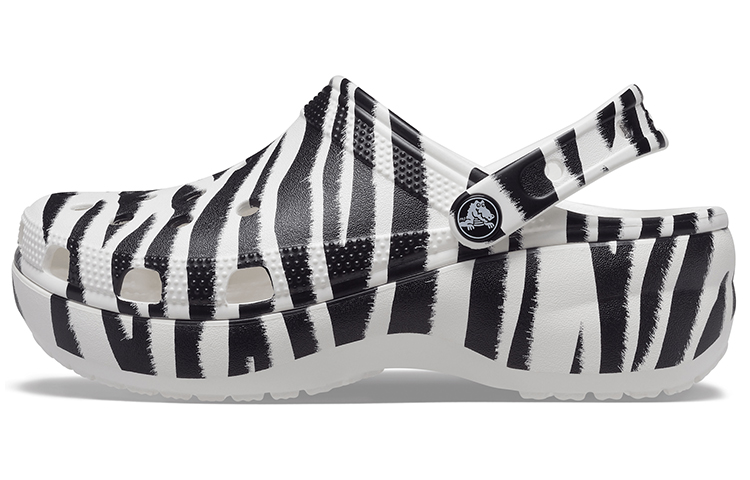 (W) Crocs Classic Clog 'Zebra Print'