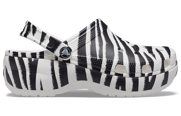 (W) Crocs Classic Clog 'Zebra Print' 圖 2