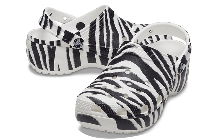 (W) Crocs Classic Clog 'Zebra Print' 圖 4