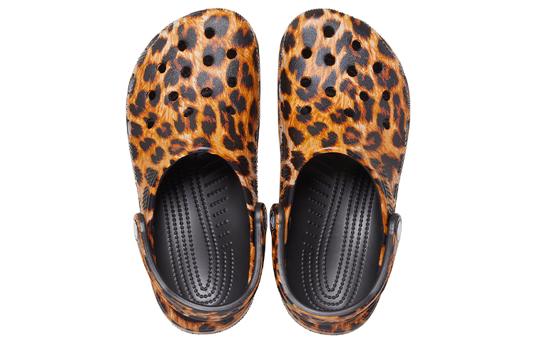 (W) Crocs Classic clog animal Printing Beach Casual Sandals Leopard print 圖 5