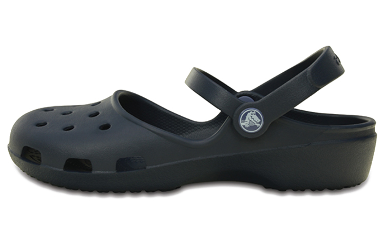 (W) Crocs Classic Clog Beach Sandals Shoe Deep Blue