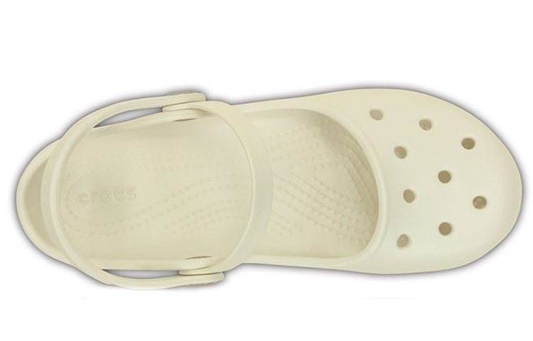 (W) Crocs Classic Clog Beach White Sandals 圖 3
