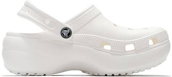 (W) Crocs Classic Clog Kasut Pantai Retro Putih. 206750-100 Order (W) Crocs Classic Clog Kasut Pantai Retro Putih. 206750-100