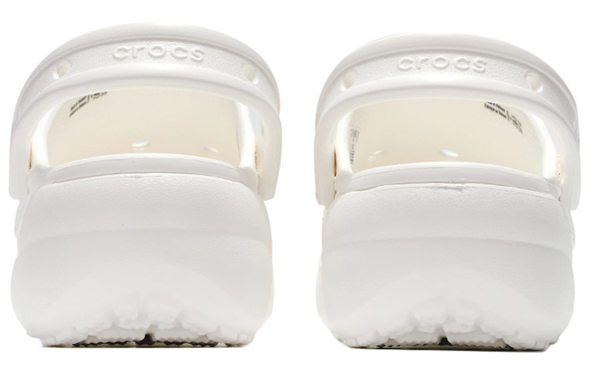 (Women) Crocs Classic Clog clouds Retro Beach Shoe White