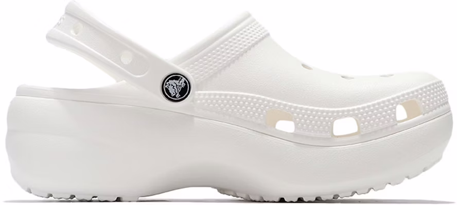 (W) Crocs Classic Clog Kasut Pantai Retro Putih. 206750-100 Shop (W) Crocs Classic Clog Kasut Pantai Retro Putih. 206750-100