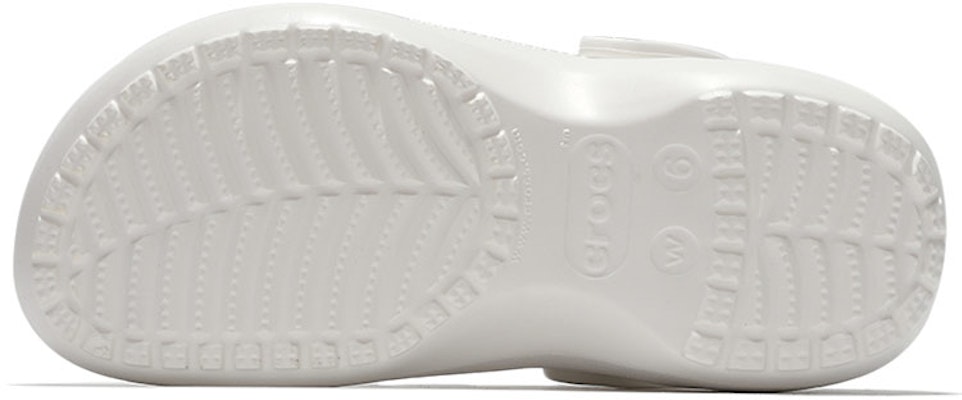(W) Crocs Classic Clog Kasut Pantai Retro Putih. 206750-100 Shop (W) Crocs Classic Clog Kasut Pantai Retro Putih. 206750-100