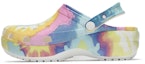 Buy (W) Crocs Classic Clog Tie Dye Cetakan Ringan Selesa Kasut Sukan Pink Biru 207151-94S