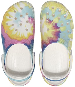 Crocs經典花園鞋 雲朵紮染印花 輕便舒適 洞洞運動涼鞋 女款 粉藍 Shop Crocs經典花園鞋 雲朵紮染印花 輕便舒適 洞洞運動涼鞋 女款 粉藍