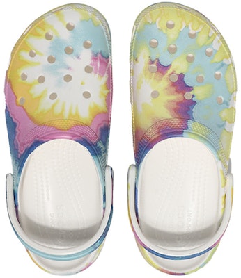 (Women) Crocs Classic clog clouds Tie Dye Printing Lightweight Cozy Sports Sandals Pink Blue 207151-94S Shop (Women) Crocs Classic clog clouds Tie Dye Printing Lightweight Cozy Sports Sandals Pink Blue 207151-94S
