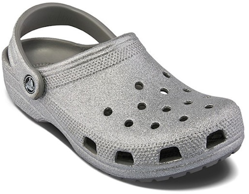 (Women) Crocs Classic Clog Crocs Silver Sandals 205942-040 Order (Women) Crocs Classic Clog Crocs Silver Sandals 205942-040