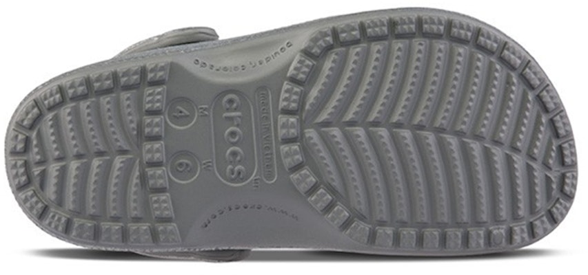 (Women) Crocs Classic Clog Crocs Silver Sandals 205942-040 Purchase (Women) Crocs Classic Clog Crocs Silver Sandals 205942-040