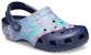 (W) Sandal Crocs Classic Clog Liberty London Pantai Biru Laut 206447-410